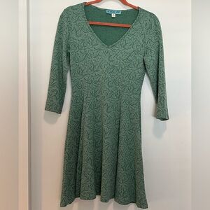 Dina Be - Francesca’s Green Patterned Dress